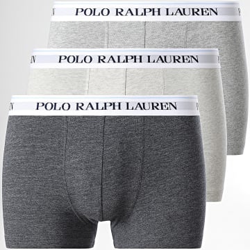 Polo Ralph Lauren - Lot De 3 Boxers Beige Chiné Gris Chiné Gris Anthracite Chiné