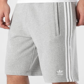 Adidas Originals - Short Jogging A Bandes 3 Stripes IU2340 Gris Chiné