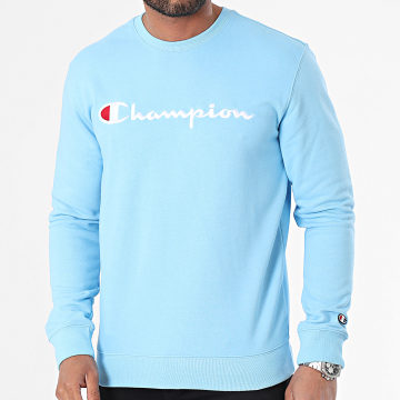 Champion - Sudadera con cuello redondo 219828 Azul claro