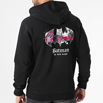 DC Comics - Sudadera con capucha Batman Logo Graffiti Negra