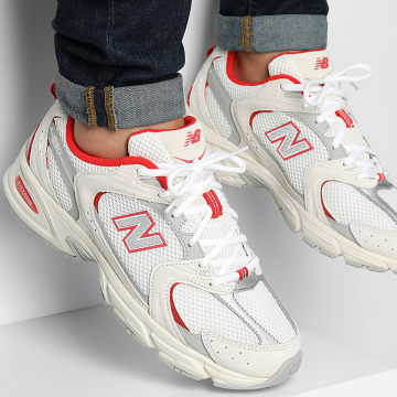 New Balance - 530 MR530QB Bianco Grigio Rosso Sneakers