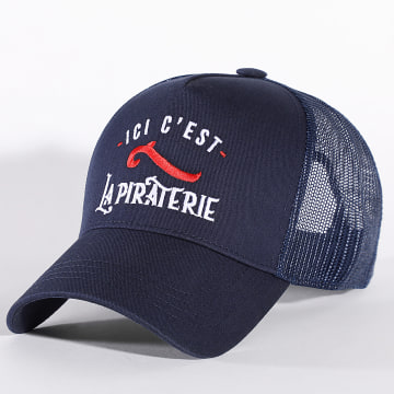 La Piraterie - Cappello Trucker Ici C'est La Piraterie Blu Navy