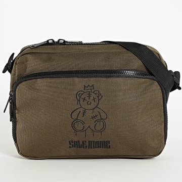 Sale Môme Paris - Teddy Bear King Bag Verde Caqui Negro