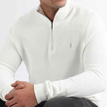 Polo Ralph Lauren - Pull Col Montant Original Player Blanc