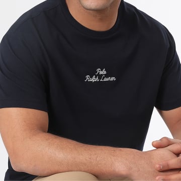 Polo Ralph Lauren - Tee Shirt Logo Embroidery Bleu Marine