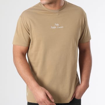 Polo Ralph Lauren - Tee Shirt Logo Embroidery Camel