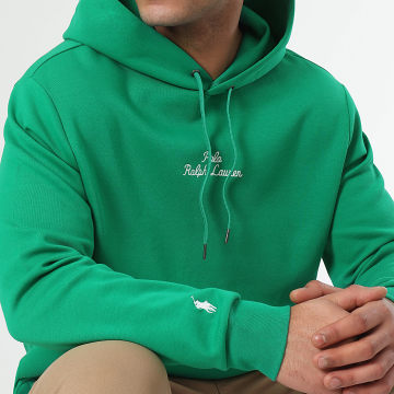 Polo Ralph Lauren - Felpa con cappuccio con ricamo del logo verde