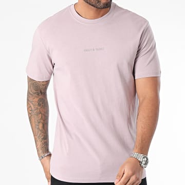 Only And Sons - Tee Shirt Levi Life Violet Clair