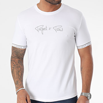 Project X Paris - Camiseta T231023 Blanco Gris