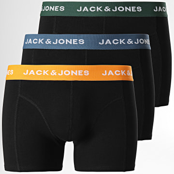 Jack And Jones - Set di 3 boxer neri Gab