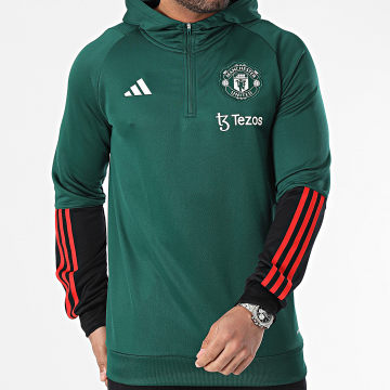 Adidas Sportswear - Manchester United Sudadera con capucha IQ1521 Verde oscuro