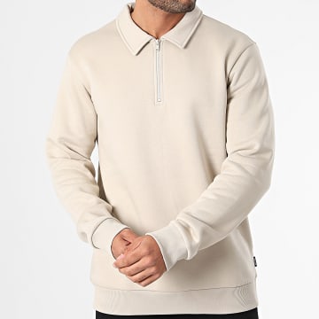 Only And Sons - Sudadera con cremallera Ceres Beige