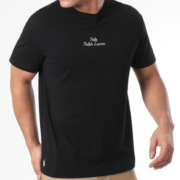 Polo Ralph Lauren - Maglietta con ricamo del logo nero