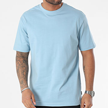 Only And Sons - Tee Shirt Fred Life Bleu Clair