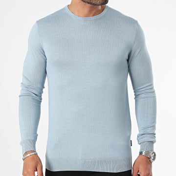 Only And Sons - Pull Wyler Life Bleu Clair