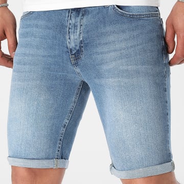 LBO - 3110 Pantaloncini di jeans in denim Blu Medio