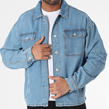 Jack And Jones - Camicia Chase Blue Denim Jeans
