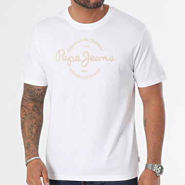 Pepe Jeans - Craigton Tee Shirt PM509230 Bianco
