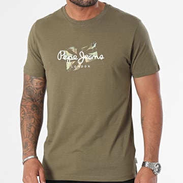 Pepe Jeans - Camiseta Count PM509208 Caqui Verde
