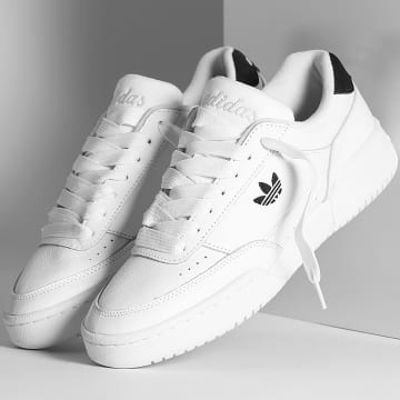 Adidas Originals - Baskets Court Super IE8081 Footwear White Core Black Off White x Superlaced