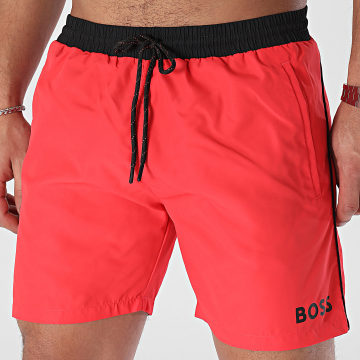 BOSS - Shorts de baño 50469302 Rojo