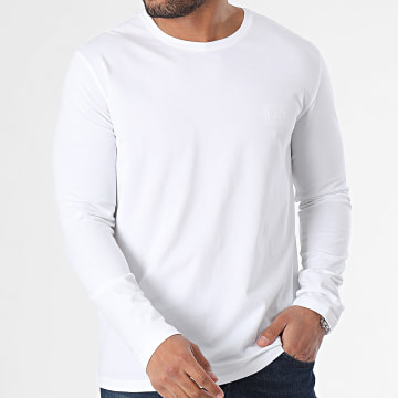 BOSS - Tee Shirt Manches Longues Mix And Match 50515390 Blanc