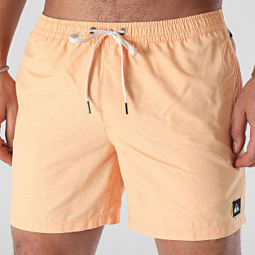 Quiksilver - Pantaloncini da bagno Everyday Deluxe Volleyball AQYJV03152 Arancione chiaro