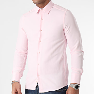 Zelys Paris - Camisa rosa de manga larga