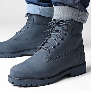 Timberland - Botas 6 Inch Timberland Heritage Lace Up A2Q1N Nobuck Azul Oscuro