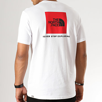 The North Face - Camiseta Redbox A87NP Blanca