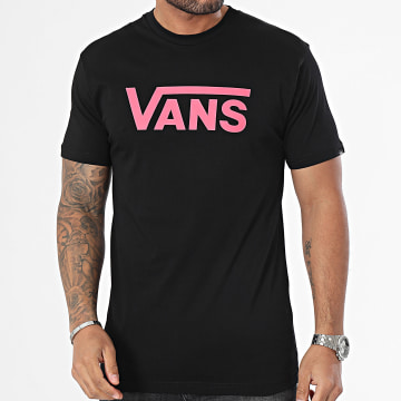Vans - Tee Shirt Classic Noir Rouge