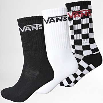 Vans - Lot De 3 Paires De Chaussettes 00F0X Blanc Noir