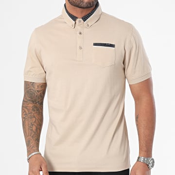 Deeluxe - Polo Manches Courtes Fast Beige