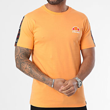  Ellesse - Tee Shirt A Bandes Topozero SLF20412 Orange