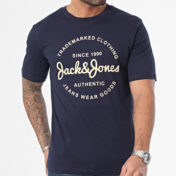 Jack And Jones - Tee Shirt Forest Bleu Marine