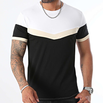 LBO - T-shirt 0185 Beige En Zwart