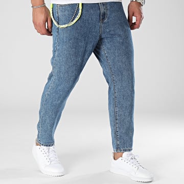 MTX - Jeans allentati in denim blu