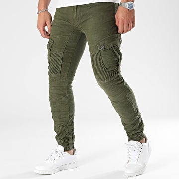 MTX - Jeans slim verde cachi