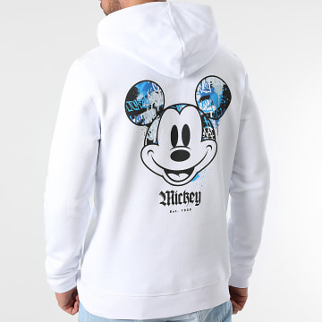 Mickey - Sweat Capuche Mickey Front Hand Los Angeles Blanc