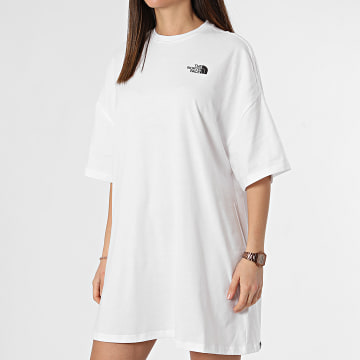  The North Face - Robe Tee Shirt Femme Essential A87NF Blanc