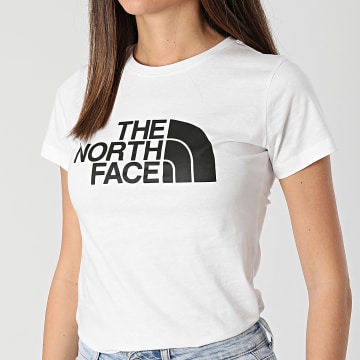  The North Face - Tee Shirt Femme Easy Tee A87N6 Blanc