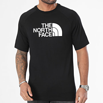  The North Face - Tee Shirt Raglan Easy A87N7 Noir