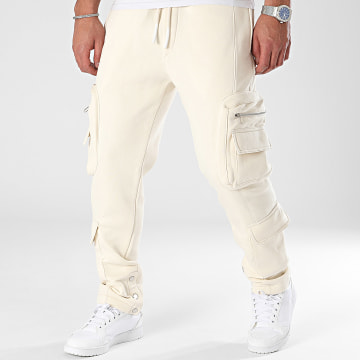 2Y Premium - Pantaloni cargo beige