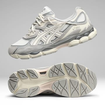 Asics - Baskets Gel NYC 1201A789 Cream Oyster Grey