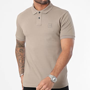 BOSS - Polo Manches Courtes Passenger 50507803 Taupe