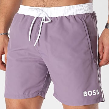 BOSS - Short De Bain Starfish 50469302 Violet Blanc