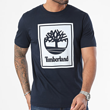 Timberland - Tee Shirt A5WQQ Bleu Marine