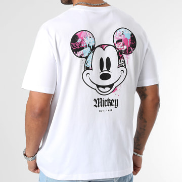 Mickey - Camiseta Mickey Front Hand Vice Blanco