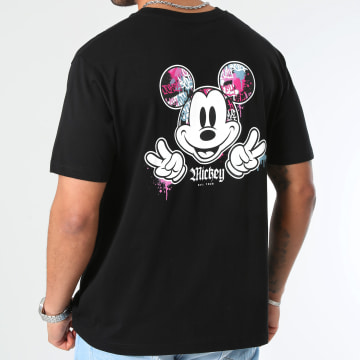 Mickey - Tee Shirt Mickey Back Hand Madrid Noir