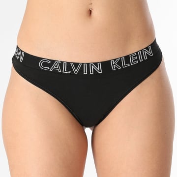 Calvin Klein - Tanga de mujer QD3636E Negro
